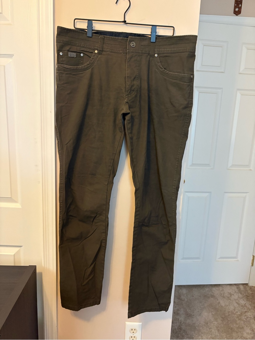 Kuhl Men's Olive Brown Chino-Style Pants